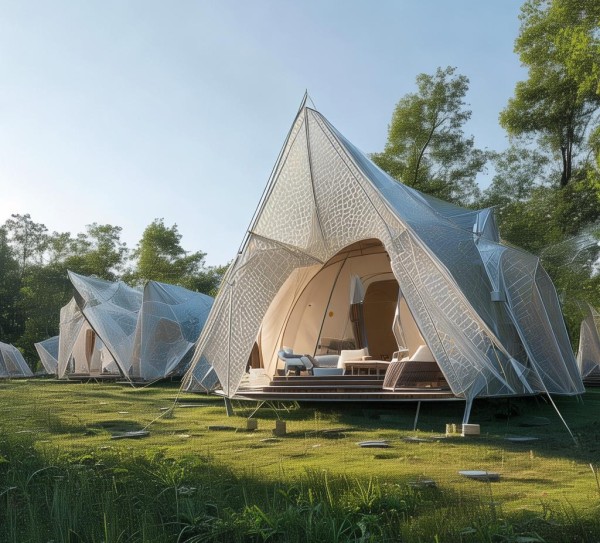 创新的帐篷酒店,轻盈与智慧的未来 创新的帐篷酒店,轻盈与智慧的未来