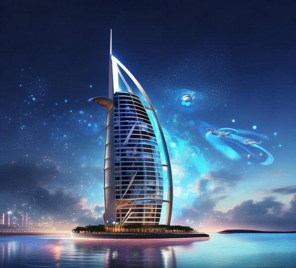 帆船酒店，科技与创意的未来杰作